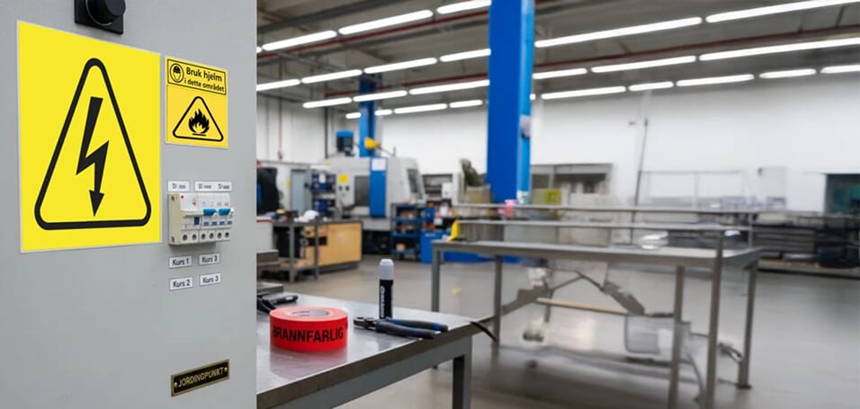 Elektro og VVS-skilt