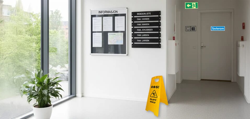 Skilt for borettslag og sameier