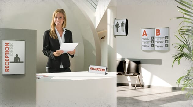 Fleksibelt og allsidig skiltsystem