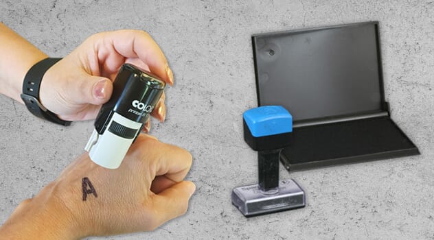 Stempel for inngangsmerking