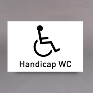 Plastskilt gravert 15x21cm