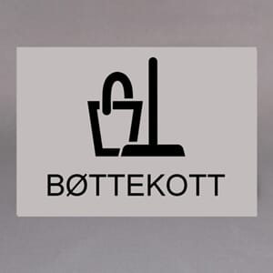 Plastskilt gravert 21x30cm