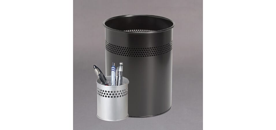 Avfallsbøtter og pennekopper for kontor