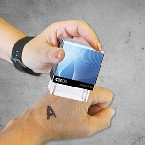 Colop rektangulært stempel for inngangsmerking