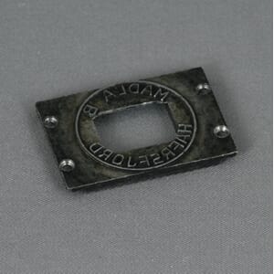 Gravert tekstplate til D28BK