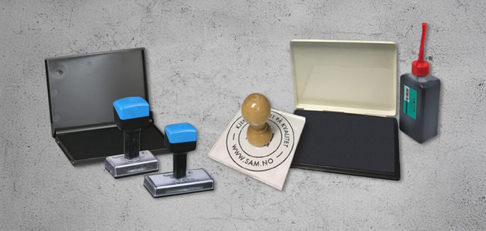 Tradisjonelle gummistempler