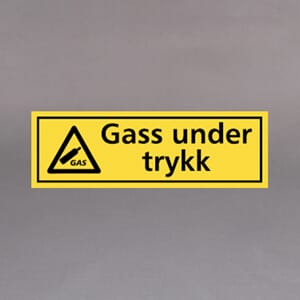 Gass under trykk 30x10cm