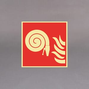 Plastskilt Brannøks Brannslange