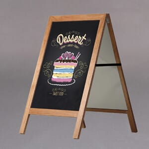 Gatebukk i tre 60x80cm