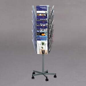Brosjyrestativ roterende