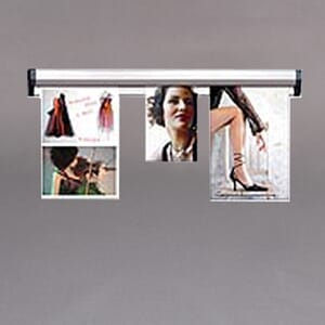 Opphengslist m/kuler Sølv