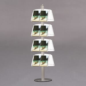 Dobbel multistand m/ 8 hyller