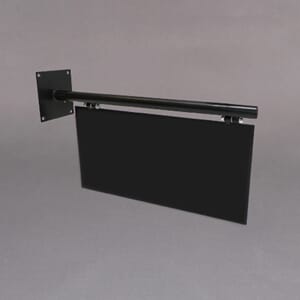 Galgeskilt m/veggfeste 55x30cm. Uten tekst/logo