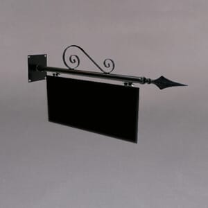 Galgeskilt m/veggfeste 55x30cm. Uten tekst/logo