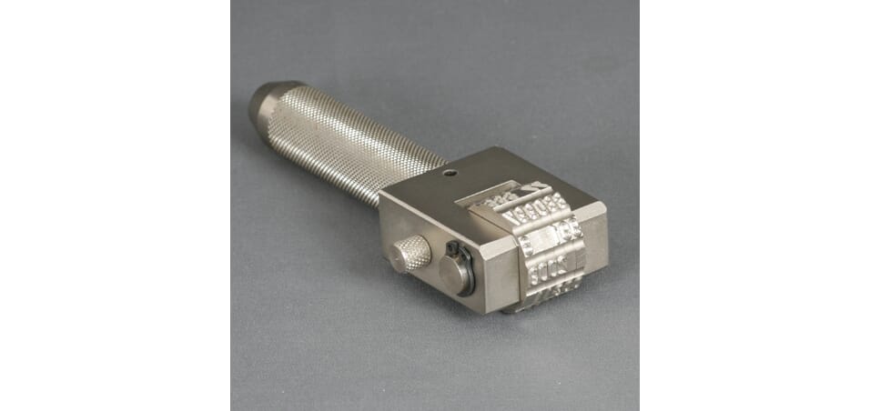 Slagstempel numeratør