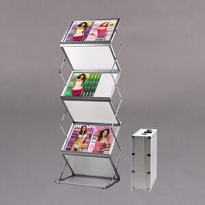 Sammenleggbart brosjyrestativ