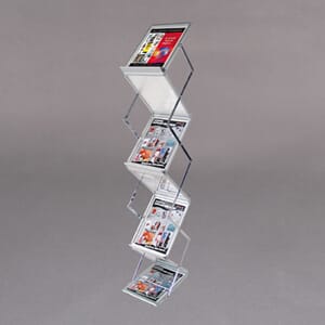 Sammenleggbart brosjyrestativ