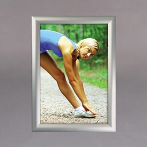 Alu snap ramme 45mmSølv. Flere størrelser