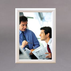 Alu snap ramme 25mm Hvit. Flere størrelser