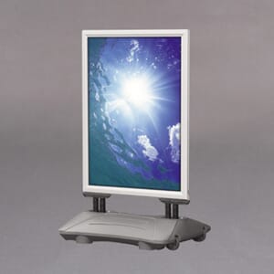 Wind Sign gatebukk. Sølv. Flere størrelser