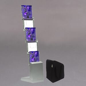 Brosjyrestativ sammenleggbart