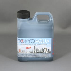Aqua tusjfarge 1 liter Sort