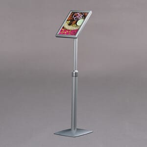 Flex info stativ m/snap ramme