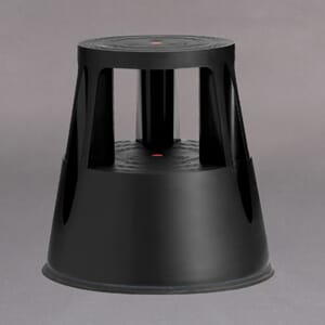 Elefantfot i hardplast Mørkgrå Sort