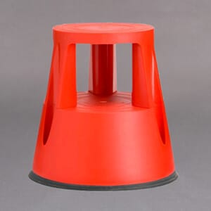 Elefantfot i hardplast Rød