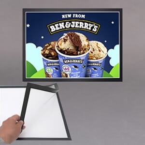 Plastlomme A3 m/magnetlukking