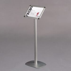 Infostativ 120cm m/snap ramme