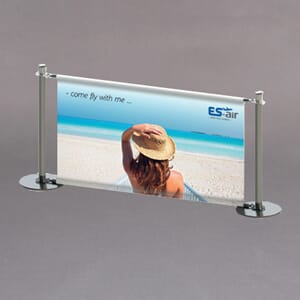 Køordnersystem med banner