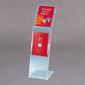 Brosjyrestativ i 10mm akryl