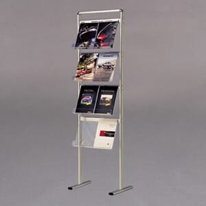 Brosjyrestativ m/akryl hyller