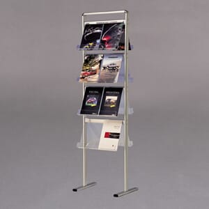 Brosjyrestativ m/akryl hyller