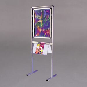 Brosjyrestativ m/info ramme