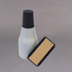 Stempelpute og farge for tøystempel