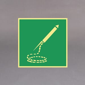 Plastskilt etterlysende skilt Linekaster 20x20cm