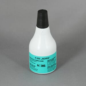 Stempelfarge for tekstiler Sort