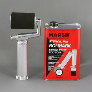 Sjablongfarge m/fargerull 77mm