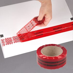 Sikkerhetstape på rull RØD