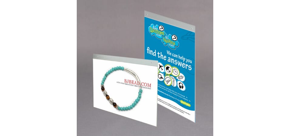 Plastlommer i akryl for vegg