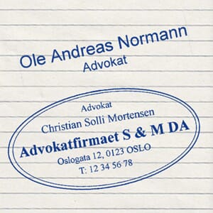 Stempler for advokater