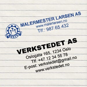 Stempler for håndverkere